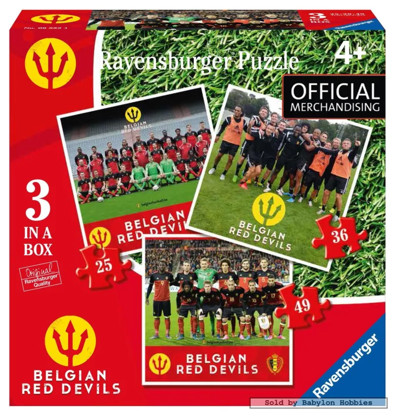 3 Puzzles - Les Diables Rouges 2016