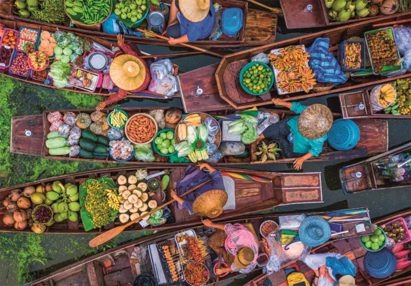 Marché Flottant Thaïlandais