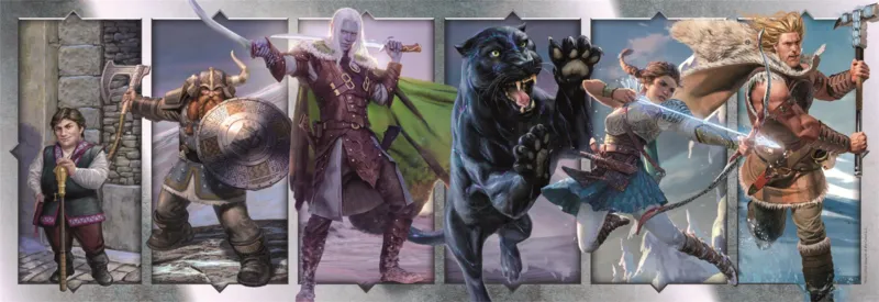 Puzzle Panoramique - Donjons et Dragons