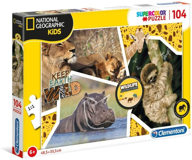 National Geo - Wildlife Adventure-Supercolor Puzzle