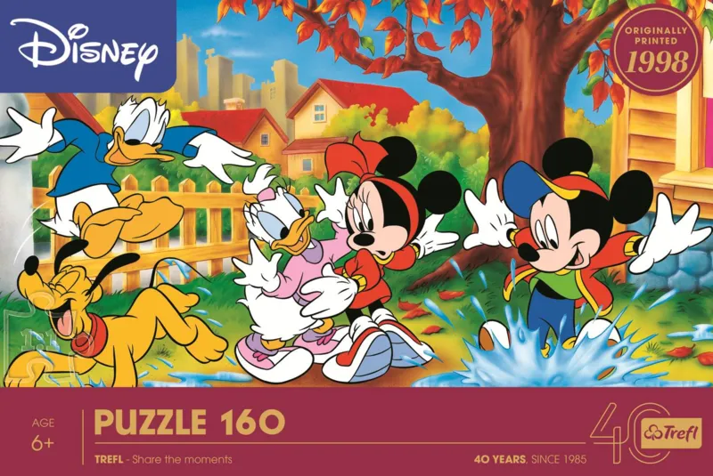 40e Anniversaire Trefl - Jouer Dans Les Flaques D'Eau - Disney Mickey Mouse Et Ses Amis