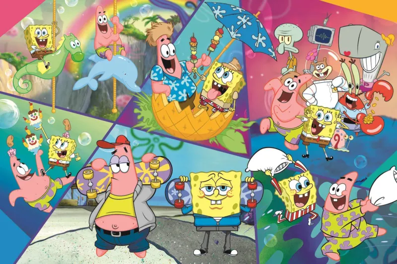 Pièces XXL - Bob L'Éponge En Bas De Bikini - Viacom Spongebob