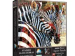Stained Glass Zebras