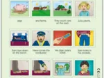 2 Puzzles Cadres - Apprendre l'Anglais : Read and Look 27-28 (en Anglais)