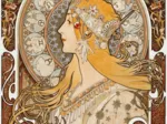 Alphonse Mucha - La Plume, 1896-97