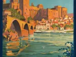 Roger Broders - Avignon, le Palais des Papes, 1922