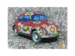 Coccinelle VW Peinte