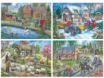 4 Puzzles - La Vie à la Campagne