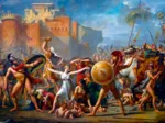Jacques-Louis David - The Intervention of the Sabine Women, 1799