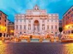 La Fontaine de Trevi, Rome - Italie