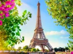 Tour Eiffel au Printemps