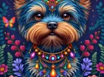 Le Chien au Pays des Fleurs