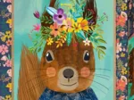 Floral Friends - Sweet Squirrel