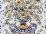 Art on Tiles - Vase Fleuri