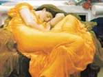 Frederick Lord Leighton : Flaming June