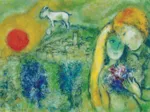 Marc Chagall - Les Amoureux de Vence