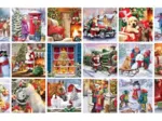 Calendrier de l'Avent - Joyeux Noël  - 24 Puzzles