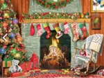 Pièces XXL - Christmas by the Fireplace