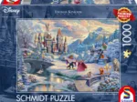 Thomas Kinkade Disney - Beauty and the Beast, Soirée d'Hiver Magique
