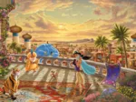 Disney - Jasmine - Danse dans le Désert au Coucher du Soleil
