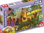 Mignons Visiteurs dans la Prairie