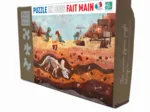Puzzle en Bois Découpé à la Main - Fouille Des Dinosaures