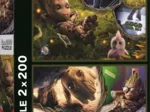 2 Puzzles - Je Suis Groot - Marvel Les Gardiens De La Galaxie